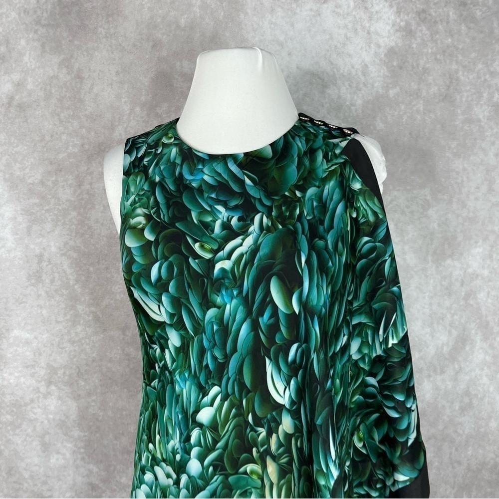Ted Baker London Patra Rosette Dress In Green Women's Size 0 US 2 - Picture 7 of 13